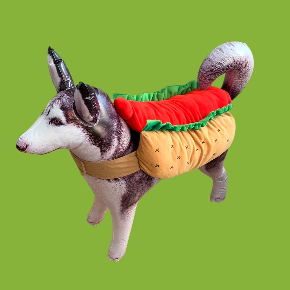 PET HOT DOG COSTUME - Picture 2 of 12